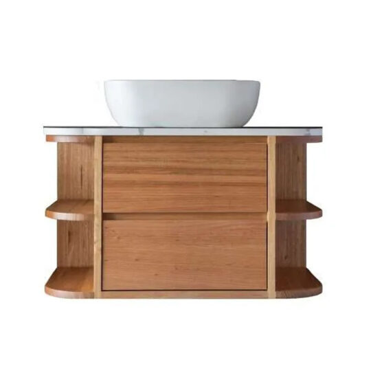 Curved Timber Vanity